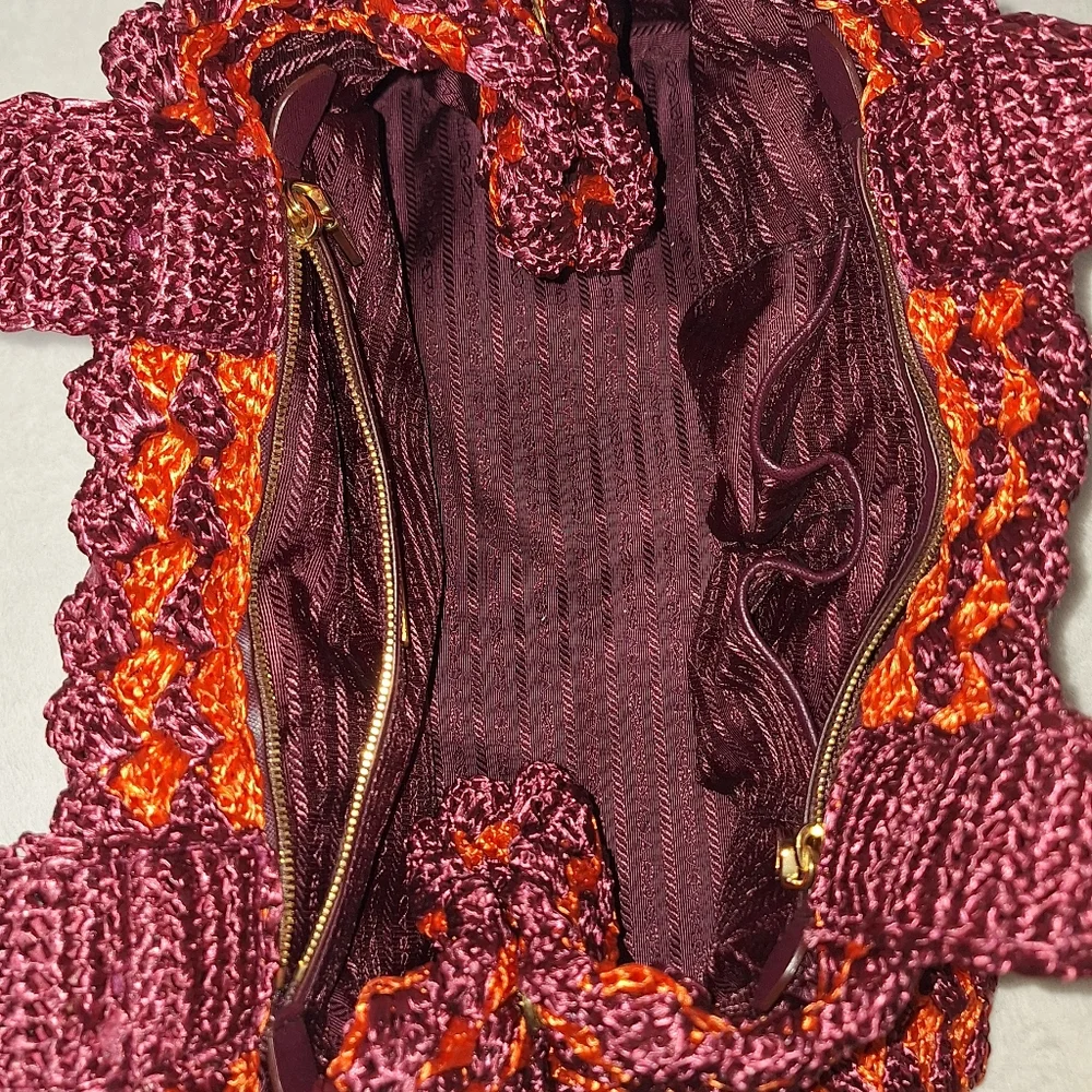 Prada Rafia Crochet Bag - Picture 14 of 15